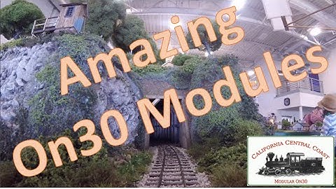 Amazing On30 Modules and Cab Ride