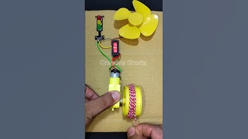 New BO Gear Generator Electricity Generation Project _ DC Motor #dcmotor #tech #shorts