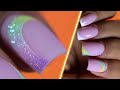 Nail art summer- French - sugar effect