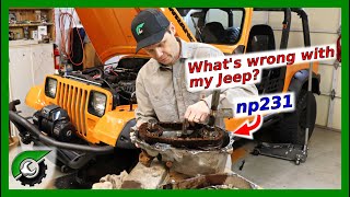 Opening np231 transfer case: Jeep Wrangler YJ Transfer Case