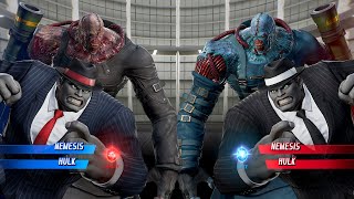 Hulk & Nemesis (Red) vs Hulk & Nemesis (Black) - Marvel vs Capcom Infinite | 4K Gameplay