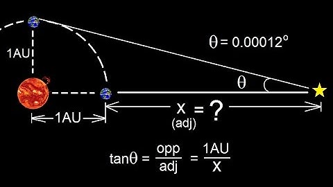 PreCalculus - Trigonometry: The Right Triangle (22 of 26) Distance to Near-By Star = ?