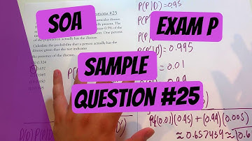 Exam P #25 | SOA Sample Questions