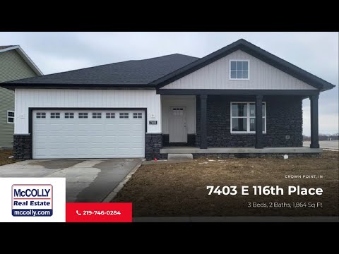7403 E 116th Place, Crown Point, IN home video tour