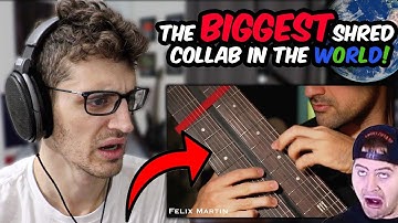 HOW IS THIS POSSIBLE?! | the biggest shred collab song in the world IV (REACTION)