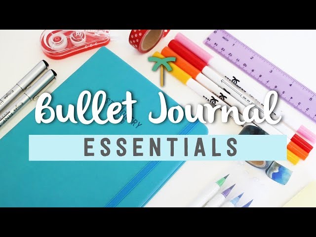 Bullet journal : mes accessoires utiles et indispensables