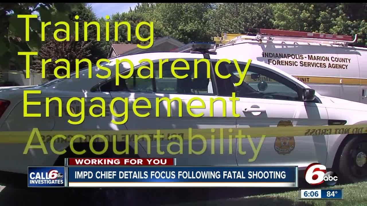 IMPD chief releases video update on officerinvolved shooting