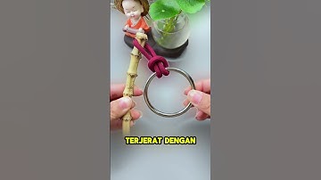 Clever Puzzle: Removing the Ring from the Red String - Find the Solution Now! #puzzle #tutorial