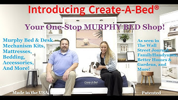 How To DIY Build A Murphy Bed Using Our Create-A-Bed Adjustable Bed Mechanism Kit - #diyprojects