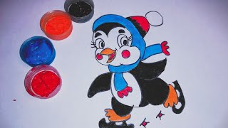 ?تعلم رسم بطريق لطيف جدا?? learn ?how to  draw a cute penguin