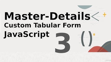 Oracle APEX: Master-Details Using Custom Tabular Form & JavaScript | Part 3