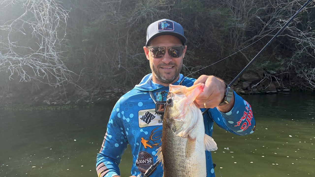 Big Bass love the Craw & Slizzard at Inanda Dam right now!! Bass Fishing Inanda Dam in Winter