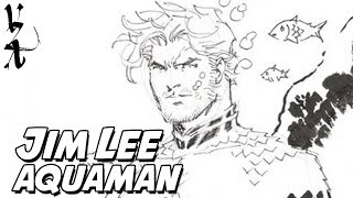 Jim Lee drawing Aquaman  Spotlight 1 of 3