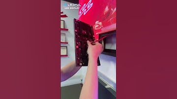 Turn off the power before installing the LED screen?