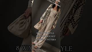 8 Ways to Style a Zig Zag Crochet Cardigan Pattern - Boho Outfit Ideas