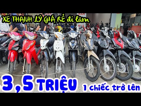 Video Thanh lý lô xe máy cũ giá rẻ wave anpha siurius xe đi... - youtube