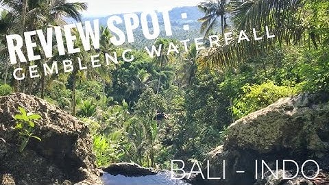 GEMBLENG WATERFALL KARANGASEM, AIR TERJUN BERTINGKAT DGN KOLAM DAN VIEW YG BAGUS !