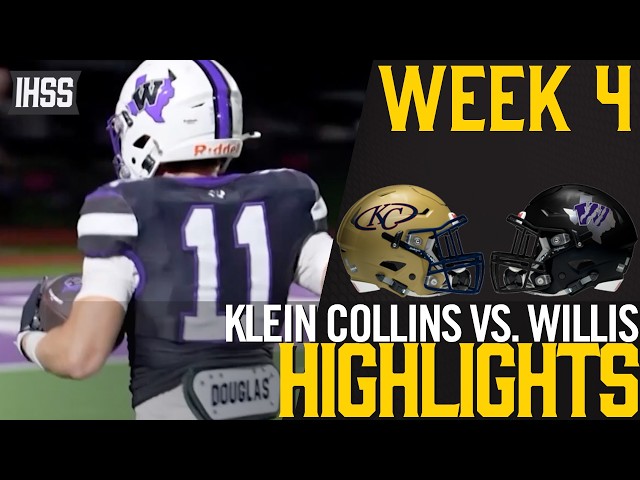 Willis Holds Off Klein Collins 38-28 to Move to 2-0 | Linc Frazier Leads Wildkats