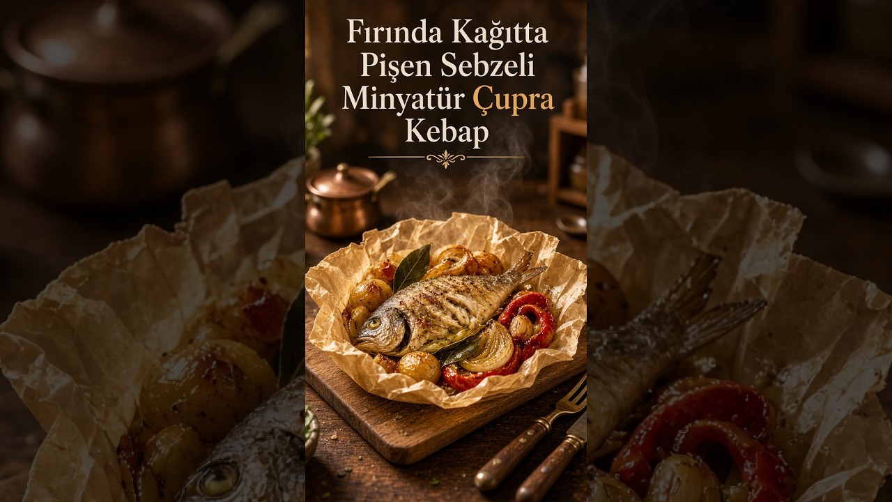#BALIK SEVMEYENE BİLE YEDİREN MİNİK EFSANE! 🐟 Minyatür Çupra Kebap #Shorts #PratikYemekler