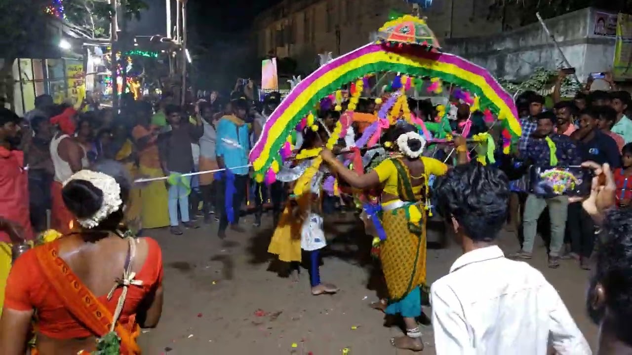 காரைக்குடி முத்துமாரியம்மன் கோவில் திருவிழாவின் ஒரு பகுதி - Day 6