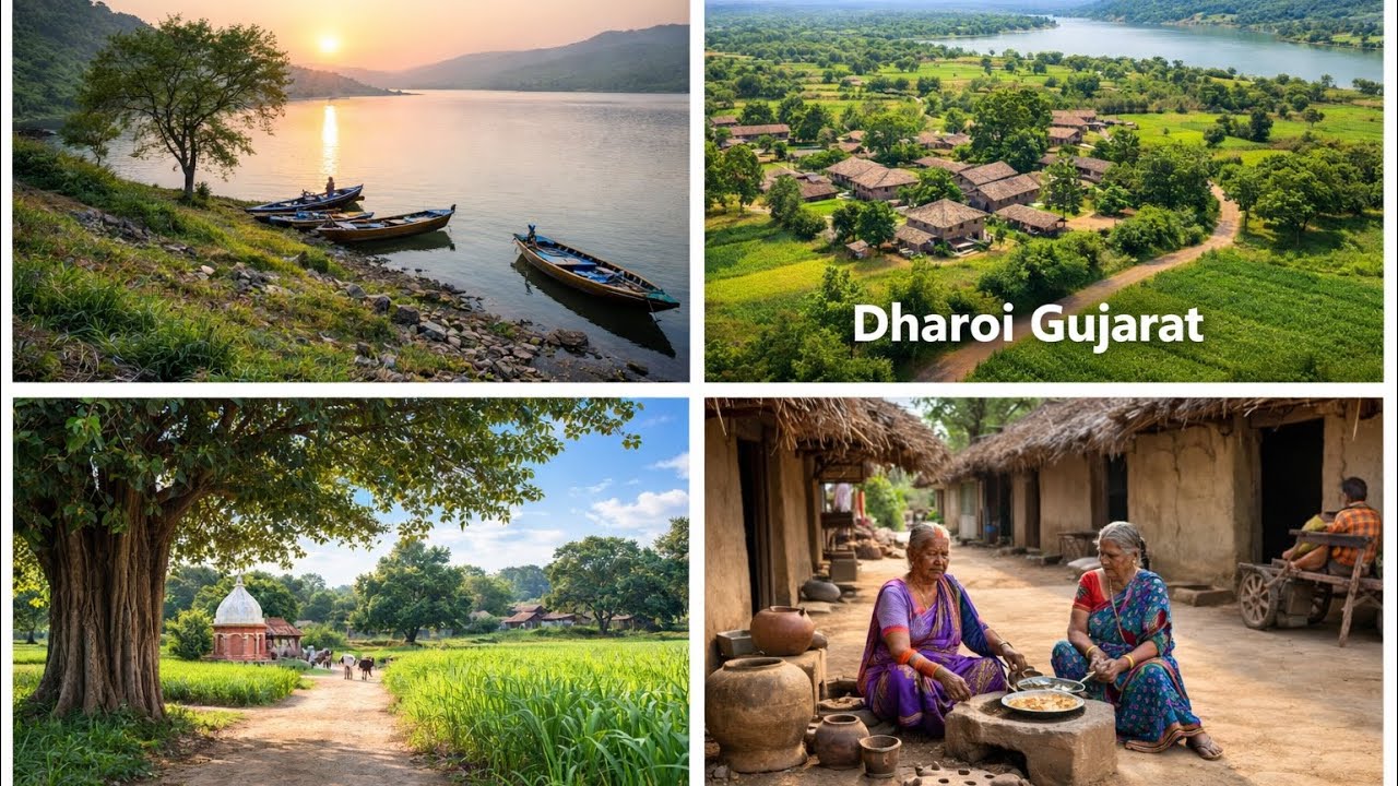 Dharoi Gujarat Tour 🌿 | Aisa Gaon Kabhi Nahi Dekha Hoga | Hidden Village of Gujarat –Dharoi 🏝️