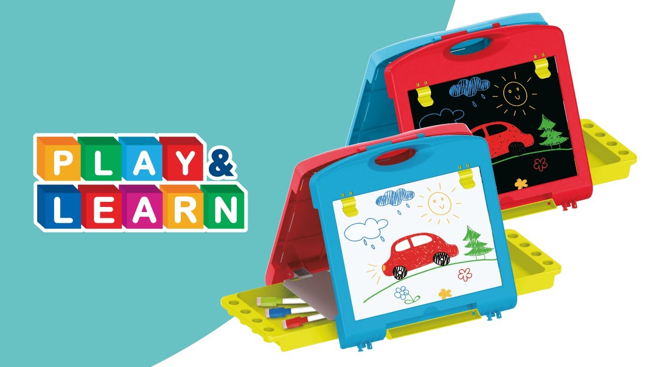 Lousa Magica Maleta 2 em 1 Play e Learn Multikids - BR1215 - Multi