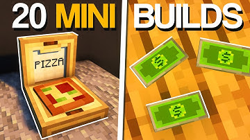 Minecraft: 20+ MINI Build Hacks & Ideas!