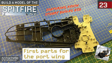 Build a model Spitfire Mk1A - Issue 23. A 1/18 Scale model aircraft build by Hachette PartWorks Ltd.