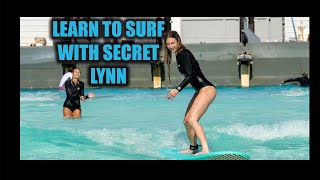 Secret Lynn Learns to Surf at Revel Surf Park