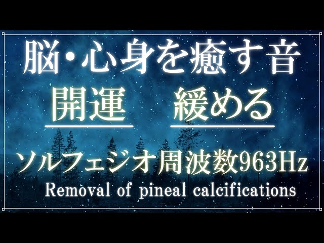 右脳が聴く音楽の世界】聴くだけで脳を癒し奇跡を引き寄せる 777Hz