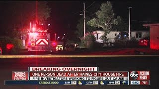 1 killed in Haines City mobile home fire