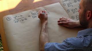 Simplifying Algebraic Fractions - GCSE