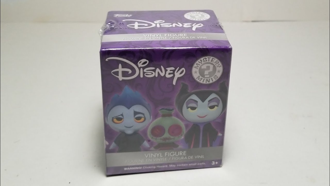 4K Disney Villians Funko Mystery Mini Unboxing! Can I Pull A Rare Figure?