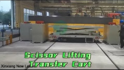 Hydraulic lifting transfer trolley/Lift device vertical and horizontal transfer cart
