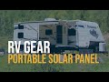 This Portable Solar Panel Charges 12V RV/Trailer Batteries (How To Use + Furrion/Zamp Solar Port)