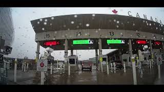 USA Canada Border Crossing Over The Peace Bridge / After Black Friday Shopping What Questions? screenshot 5