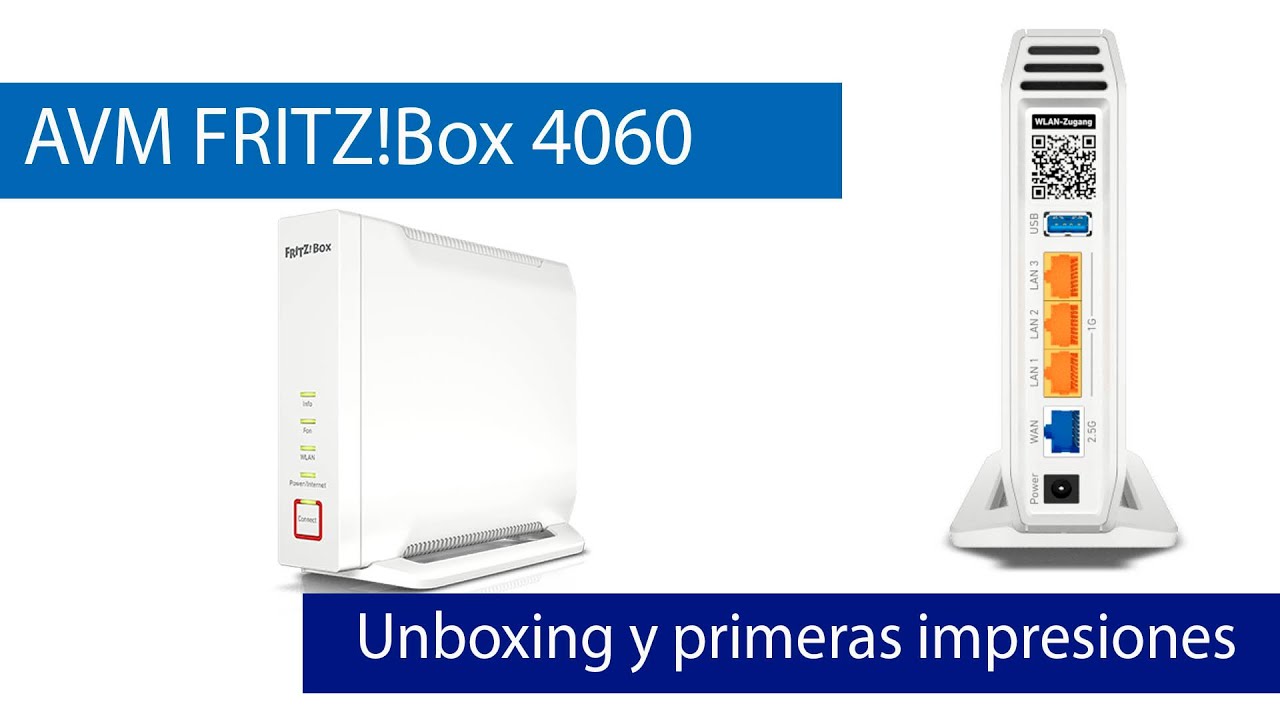 El router AVM FRITZ!Box 4060 es compatible con cualquier conexión, conoce  sus caracteristicas - YouTube