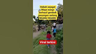 viral detik detik pasangan digerebek warga