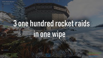 3 ONE HUNDRED ROCKET RAIDS | Rustafied Main Bp Wipe