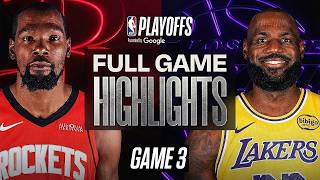 ROCKETS vs LAKERS FULL GAME 3 HIGHLIGHTS APRIL 24, 2026 NBA HIGHLIGHTS TODAY | NBA 2K26 PS5 GAMEPLAY