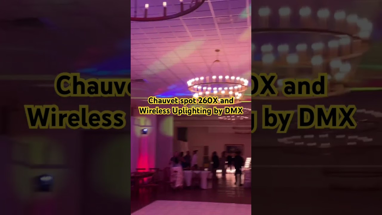 4 Chauvet Spot 260X and wireless 