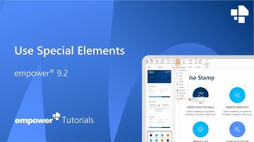 Use Special Elements - empower® Tutorial