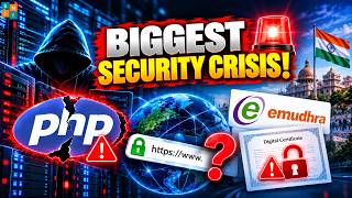 Full Biggest Cybersecurity Crisis PHP Vulnerability | eMudhra Certificate Issue | Explained in Telugu Update