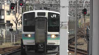 JR東日本211系3000番台長ナノN306編成　回送中津川駅到着