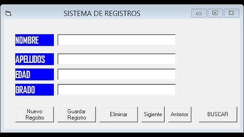 Base de datos con Búsqueda,Guardar, Editar y Eliminar en Visual Basic y Access