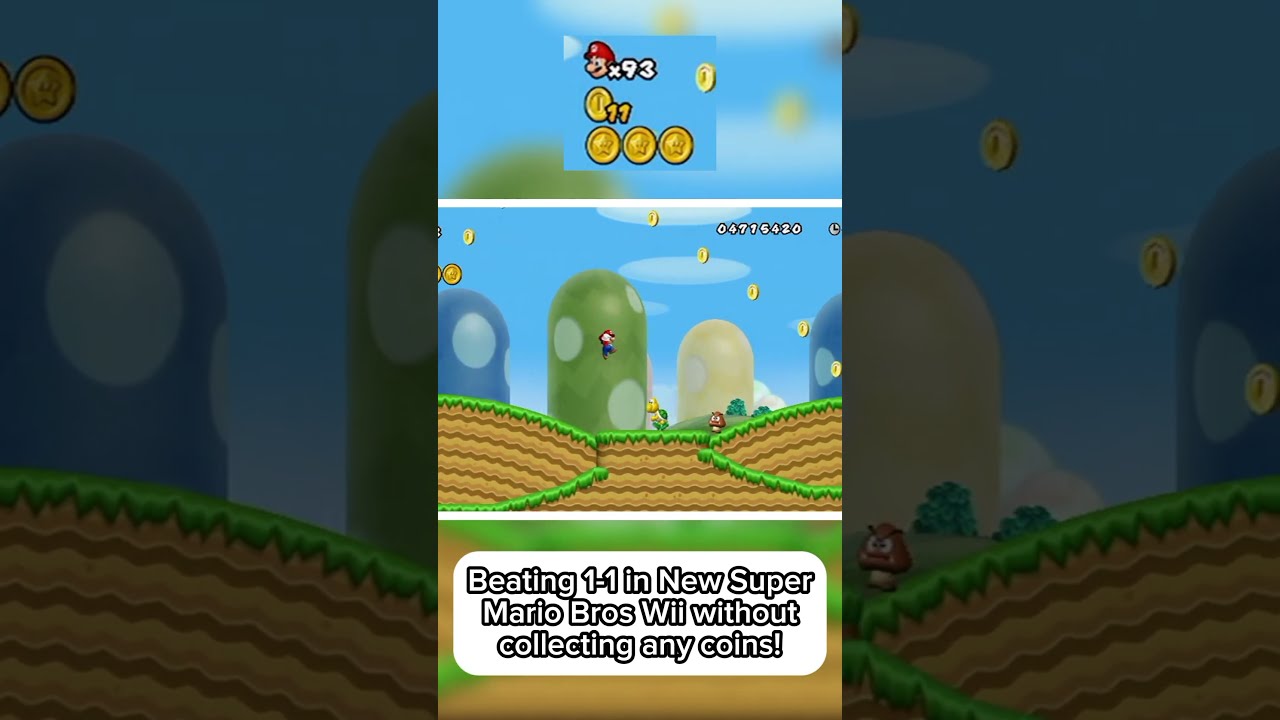 New Super Mario Bros Wii 1 But NO COINS Gaming Nsmbwii Amirkhanvoice