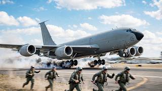 SCRAMBLE! KC-135 Crew Rushes for an Emergency Takeoff