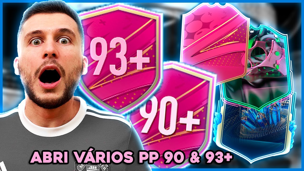 ABRI VÁRIOS PP 90 E 93+ FUTTIES/MUTANTES/TOTS 🔥🔥 TIREI VÁRIAS CARTAS ROSINHAS 😏😏 FIFA 23 - UT