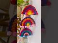 “Obsessed with these colors 😭💖”Rainbow Threads, Handmade Love 🌈🧵” #hairaccessories #handmade