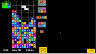1,054 Scrabble Tetris PB